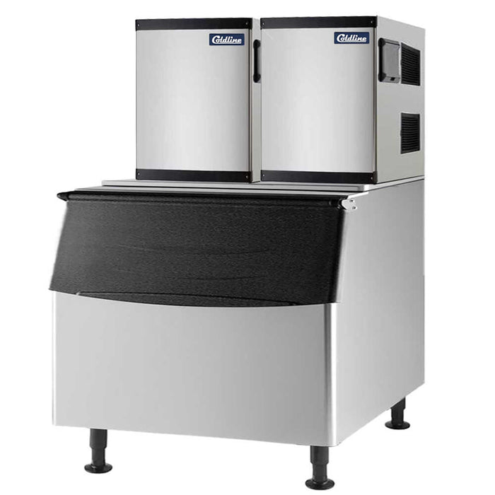 Coldline ICE800M-HA-B1000-48 50" 800 lb. Half Cube Modular Ice Machine with 1000 lb. Bin