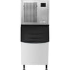 Coldline NU550 550 lb Nugget Ice Machine with 275 lb Bin