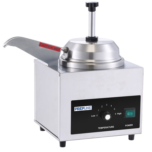 Prepline CW3-5 3.5 Qt. Commercial Cheese Warmer with Heated Spout - 120V