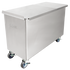 Commercial Stainless Steel Flour Bin with 2 Sliding Lids