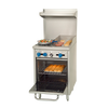 Comstock-Castle, F318-12, Range, 24", 2 Burners, 12" Griddle