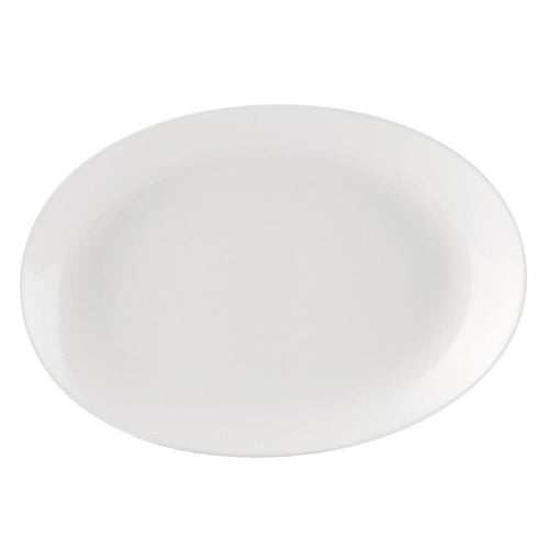CAC Chinaware Coupe Coupe Oval Platter 12 1/2"