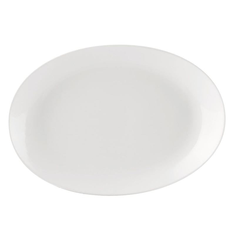 CAC Chinaware Coupe Coupe Oval Platter 12 1/2"