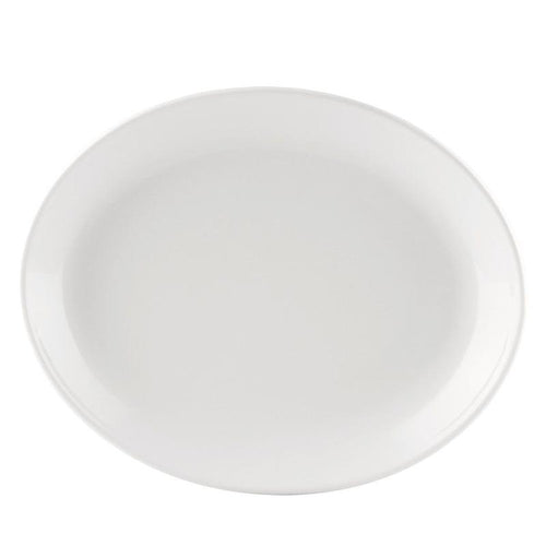 CAC Chinaware Coupe Coupe Oval Platter 12 3/4"