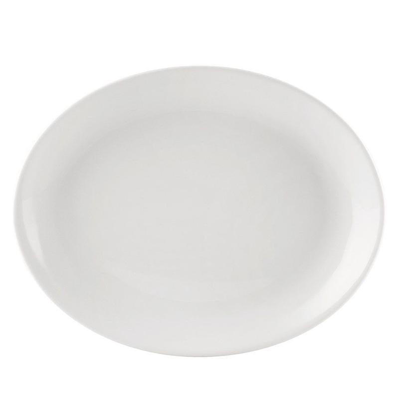CAC Chinaware Coupe Coupe Oval Platter 9 1/2"