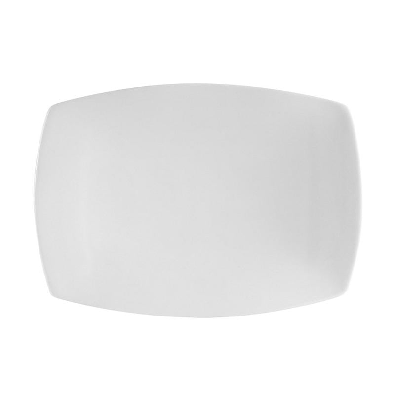 CAC Chinaware Coupe Coupe Rect. Platter 12 1/4"