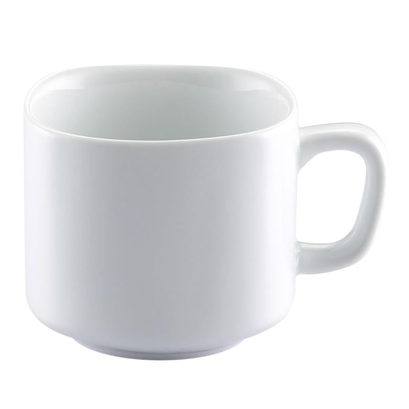 CAC Chinaware Coupe Square Cup 8.5oz 3"