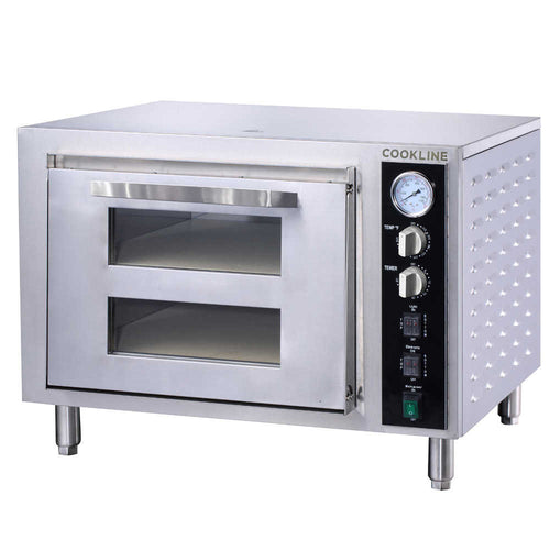 Cookline CPO-2 Double-Deck Countertop Pizza Oven - 240V, 3200W product image