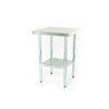 Adcraft WT-E Stainless Steel Work Table with Galvanized Undershelf