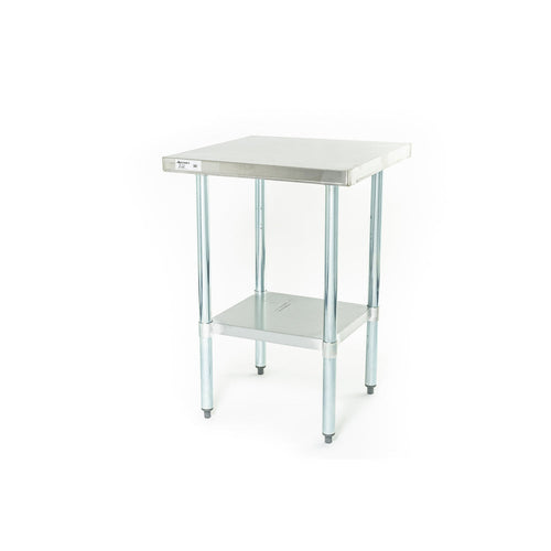 Adcraft WT-E Stainless Steel Work Table with Galvanized Undershelf