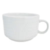 CAC Chinaware Corona Stacking Cup 8oz 3 1/2"
