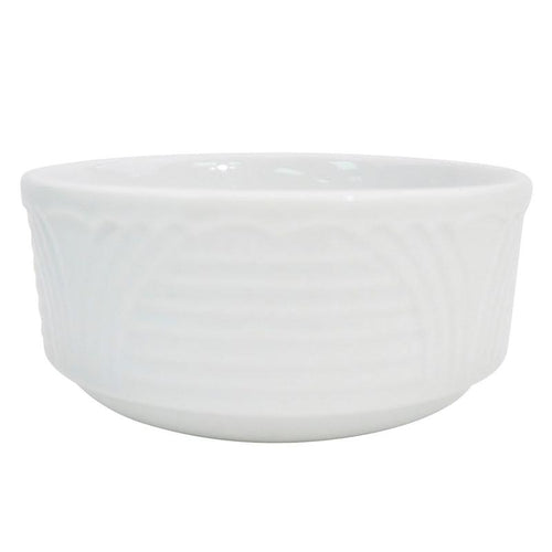 CAC Chinaware Corona Stacking Bouillon 7.5oz 4 3/8"