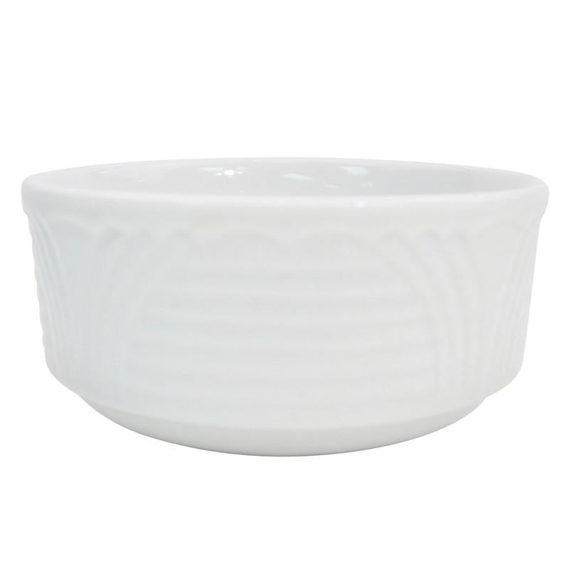 CAC Chinaware Corona Stacking Bouillon 7.5oz 4 3/8"