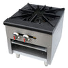 Cookline CSP1 18-Inch Single-Burner Gas Stock Pot Range - 110,000 BTU