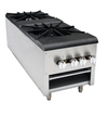 Cookline CSP2 18-Inch Double-Burner Gas Stock Pot Range - 220,000 BTU
