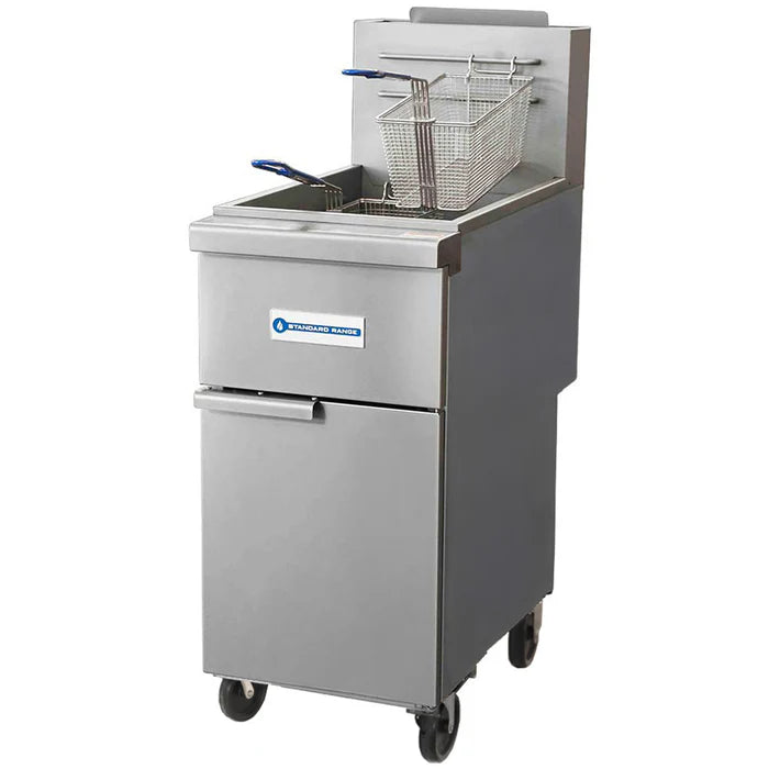 Cookline CTF2-NG 25 lb. Natural Gas Countertop Fryer