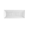 CAC Chinaware City Square Rect. Tray W/ 3 Holders For CTY-33, CTY-34, CTY-C8 12"