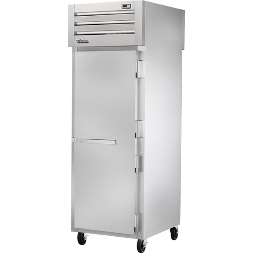 True STR1HPT-1S-1S Pass-Thru Solid Front/Solid Rear Swing Doors Heated Cabinet