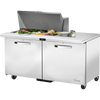 True TSSU-60-15M-B-HC~SPEC3 Mega-Top Solid Door Sandwich/Salad Unit with Hydrocarbon Refrigerant~Spec Package 3