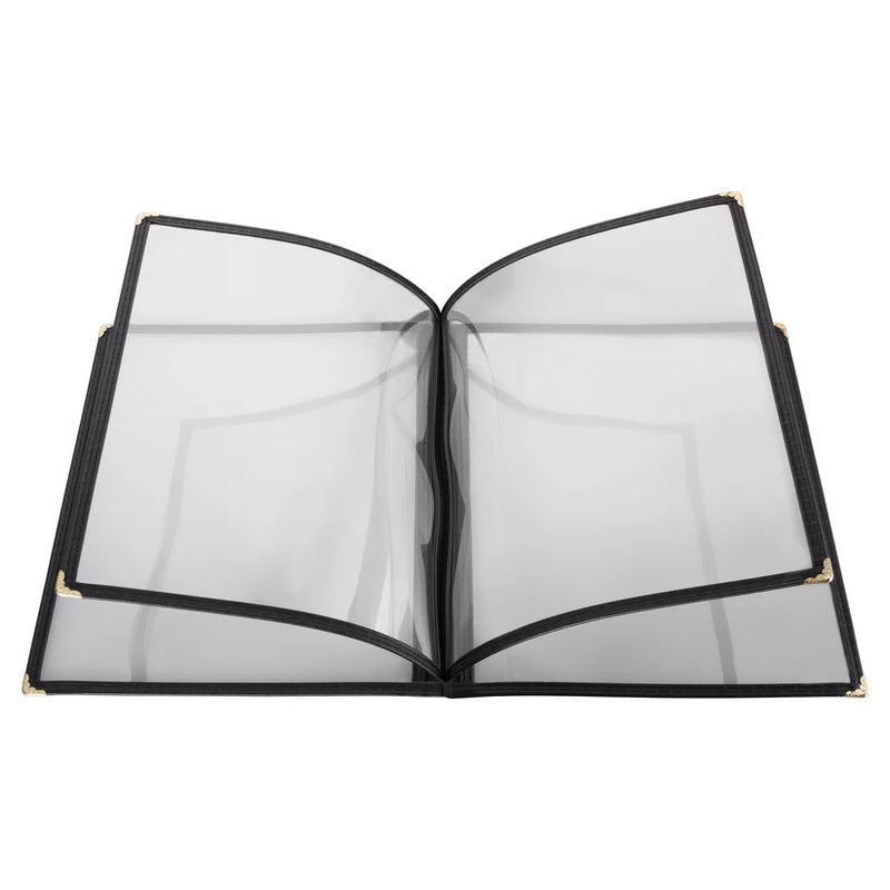 Winco PMCF-9K Four-Pocket Menu Cover