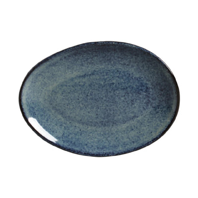 Porto Brasil Oval Plates Stoneware Denim ( Case of 12)