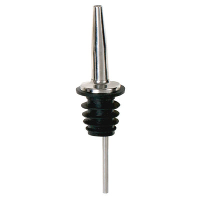 Winco Stainless Steel Liquor Pourers with Food-Grade Polypropylene Stoppers ( Case of 12 )