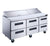 Commercial Food Prep Table Refrigerator-6-Drawer Megatop Dukers DSP72-30M-D6