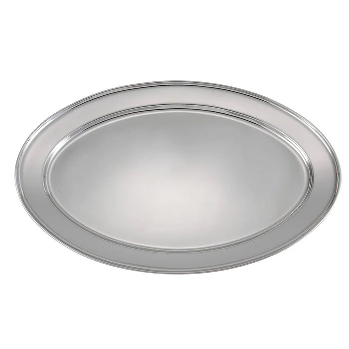 OPL SERIES, Stainless Steel Oval Platters by Winco - Available in Different Sizes