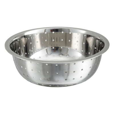 Food Preparations Colanders, Chinese-Style, Stainless Steel by Winco