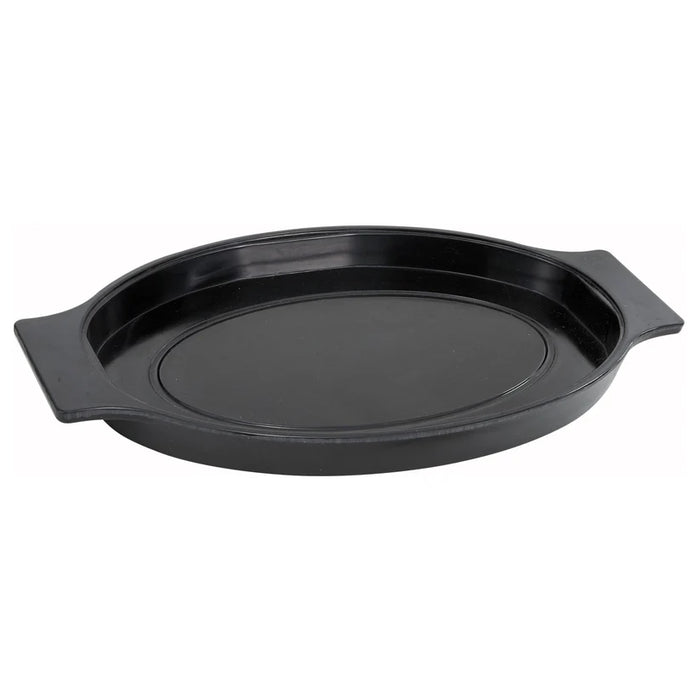 Winco SIZ-11 Sizzle Platter, Oval, 11", S/S (Price/Piece)