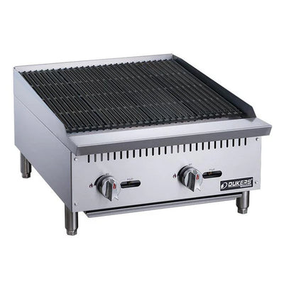 Dukers W Countertop Charbroiler DCRB24 - 24"