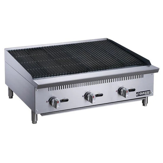 Dukers W Countertop Charbroiler DCRB36 - 36"