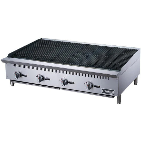 Dukers W Countertop Charbroiler DCRB48 - 48"