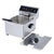 Cookline DF15-1-120 15 lb. Single-Tank Electric Countertop Fryer - 120V