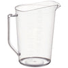 Winco Clear Polycarbonate Measuring Cups with Raised Graduation Markings