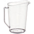Winco Clear Polycarbonate Measuring Cups with Raised Graduation Markings