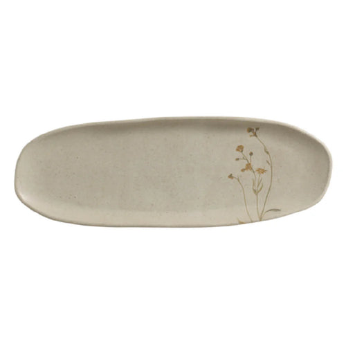 Porto Brasil Shallow Oval Platter Stoneware Campestre ( Case of 12)