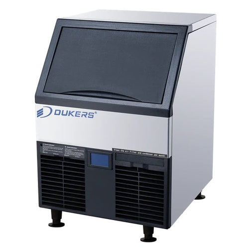 Ice Machine-Commercial with 40 lb Storage Bin – 156 lb Daily Production Dukers DIM150