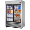 True TSD-47G-HC-LD Reach-In Solid Slide Door Refrigerator
