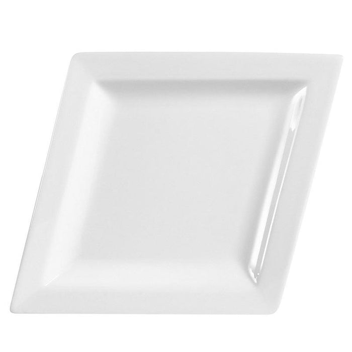 CAC Chinaware Diamond Coupe Platter 14 1/2"