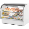 True TCGG-60-HC-LD Curved Glass Refrigerated Deli Case