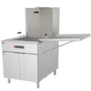 Cookline DOF-125 125 lb. Gas Floor Donut and Funnel Cake Fryer - 90,000 BTU