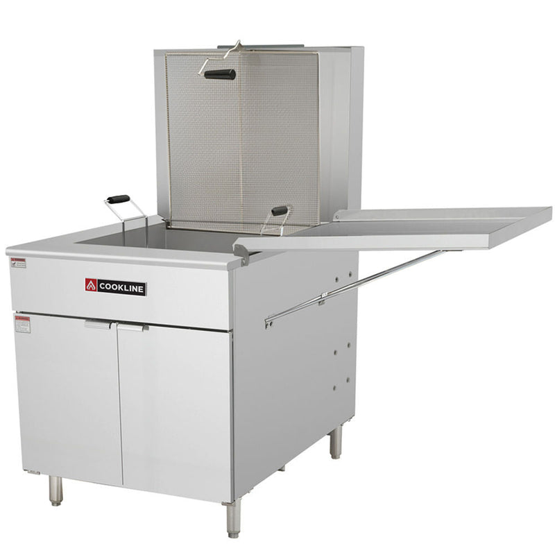 Cookline DOF-125 125 lb. Gas Floor Donut and Funnel Cake Fryer - 90,000 BTU