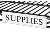 Standard Wire Shelving Label Holders with Inserts - 6"