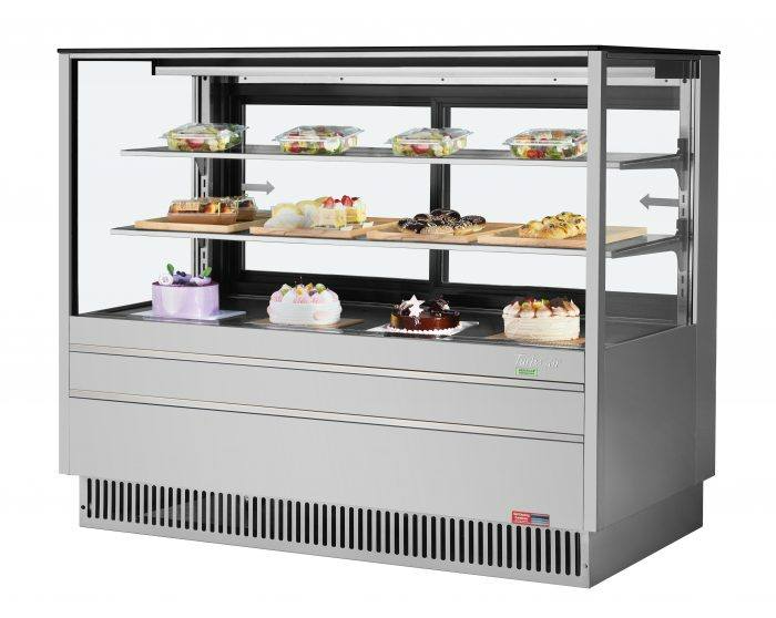 Turbo Air TCGB-60UF-S-N Display cases, Straight front bakery cases, 19.4 cu. ft.