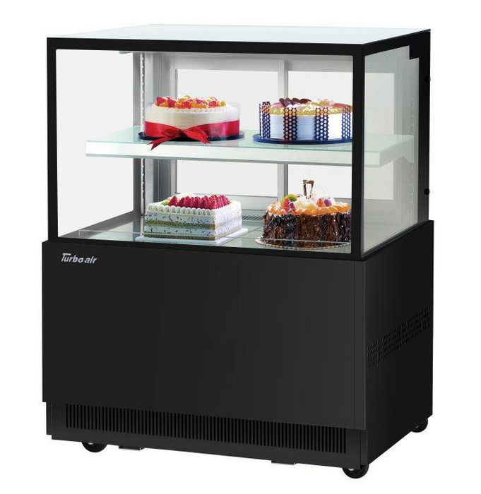 Turbo Air TBP36-46NN-W(B) Refrigerated Bakery Display Case, 9 cu. ft.