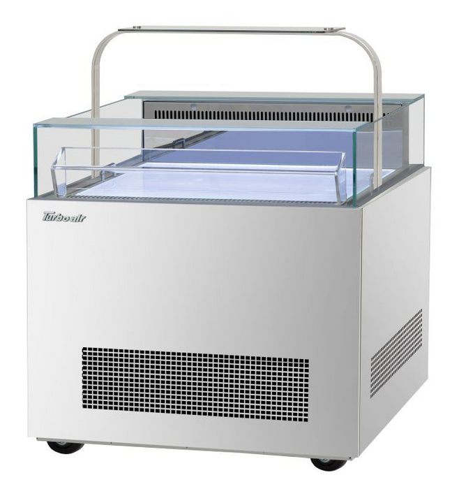 Turbo Air TOS-30NN-D-S Open display merchandisers, Sandwich & cheese display case, 1.31 load line cu. ft.