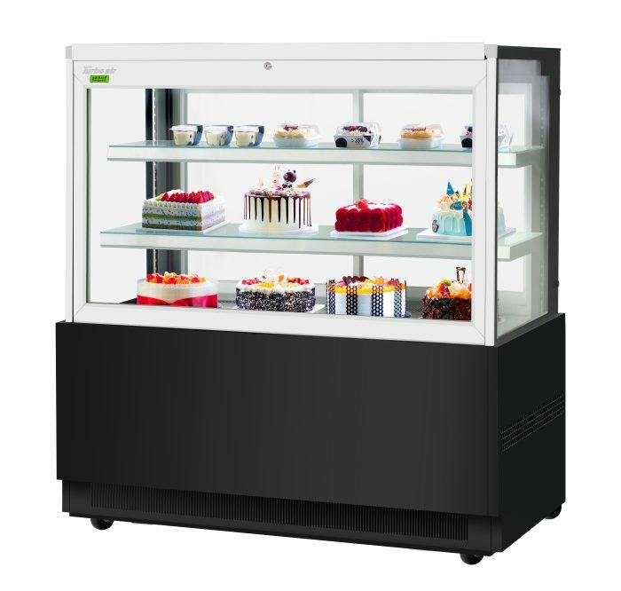 Turbo Air TBP60-54FN-W(B) Refrigerated Bakery Display Case, 21.8 cu. ft.