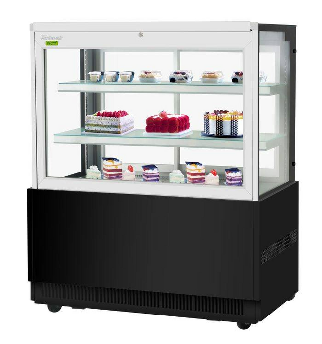 Turbo Air TBP48-54FN-W(B) Refrigerated Bakery Display Case, 17.2 cu. ft.