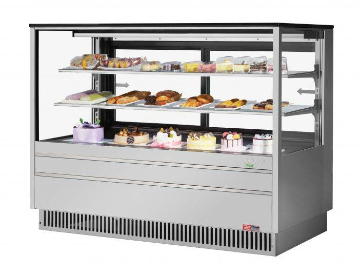 Turbo Air TCGB-72UF-S-N Display cases, Straight front bakery cases, 23.2 cu. ft.